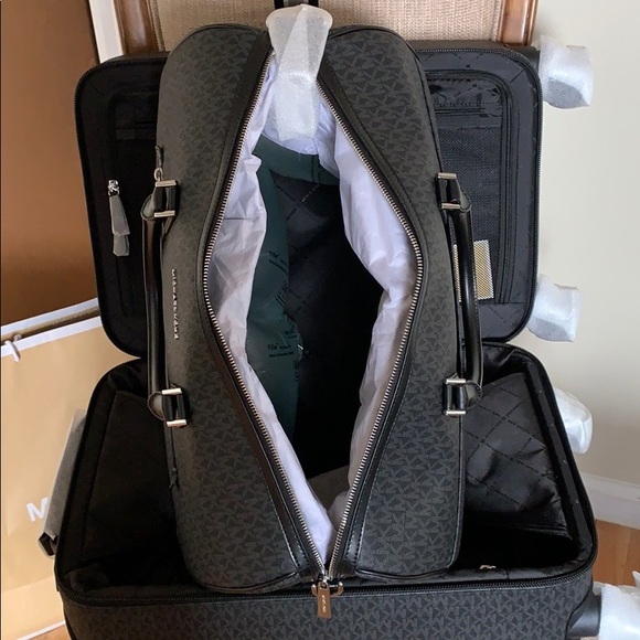 Michael Kors Bags Michael Kors Carry On Luggage Trolleyduffle Black